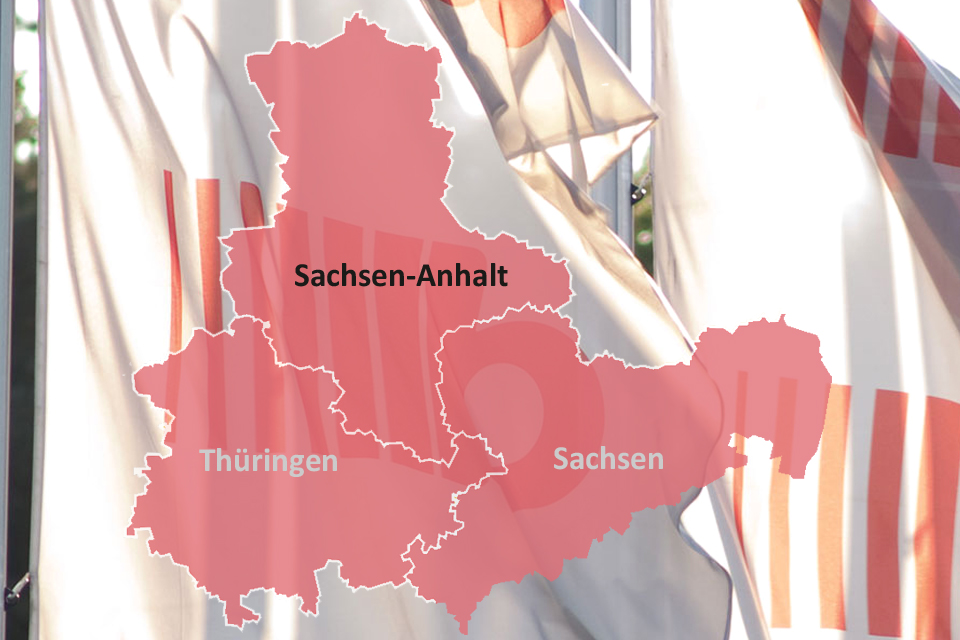 Einzugsgebiet be‿safe / Becker & SDR GmbH: Datenvernichtung in Sachsen-Anhalt